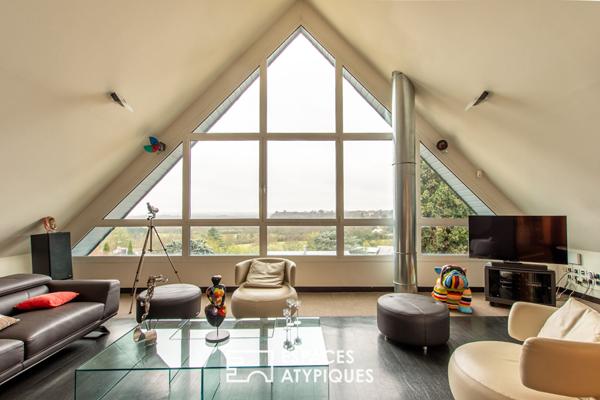 Maison d’architecte à la vue imprenable