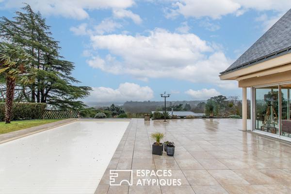 Maison d’architecte à la vue imprenable