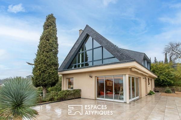 Maison d’architecte à la vue imprenable