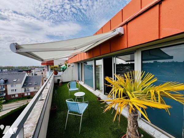 ROUEN RIVE SUD - Appartement F4 avec terrasse Sud 