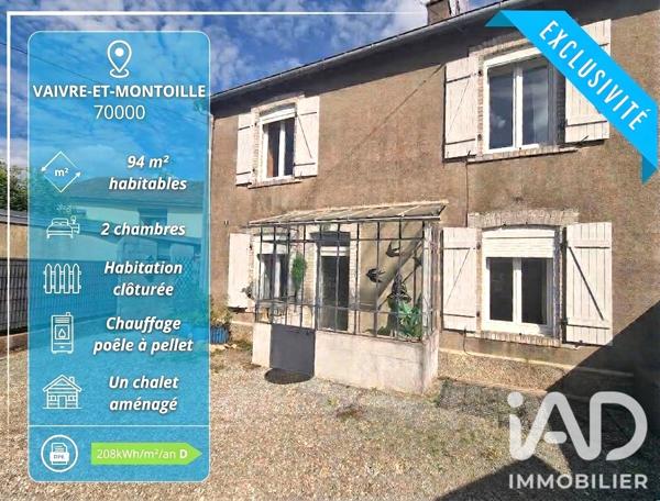 Maison à vendre 3 pièces 94 m² Vaivre-et-Montoille