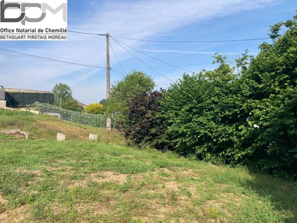 Terrain à Batir à vendre à Chemillé-en-Anjou dans le Maine-et-Loire (49120), ref : 49062/733