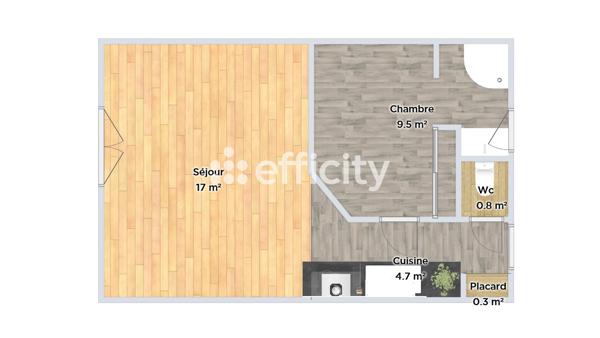 Appartement
         2 pièces
        - 34 m² Exclusivité 139 000 €*