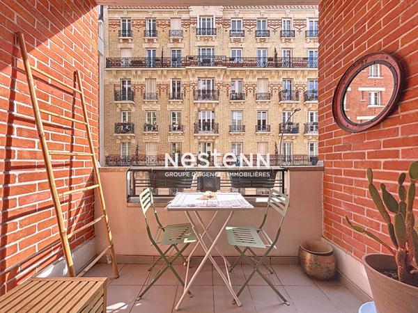 ISSY LES MOULINEAUX - Appartement 2/3 pièces avec balcon charme de l'ancien