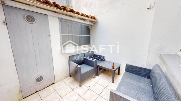 Maison de ville, 2 chambres et bureau proche François 1er