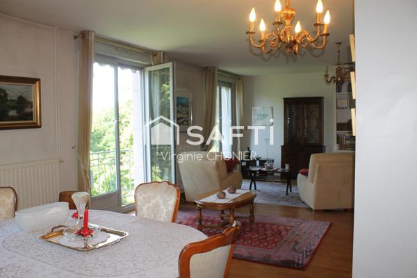 Appartement 117m2 avec vue parc dans résidence de standing