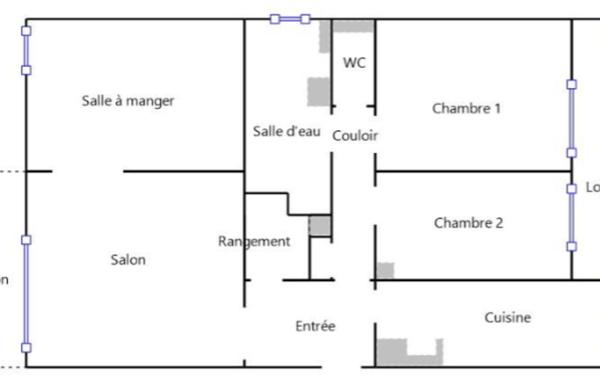 Appartement de 87 m²