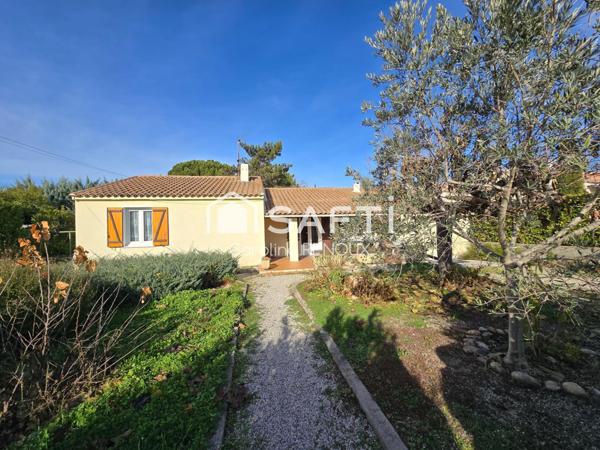 Villa de plain pied de 80m2 avec terrain et garage