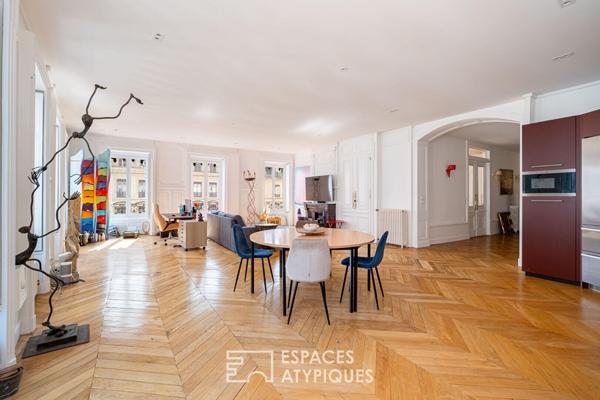 Duplex d’exception en dernier étage Rue du Président Edouard Herriot