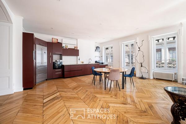 Duplex d’exception en dernier étage Rue du Président Edouard Herriot