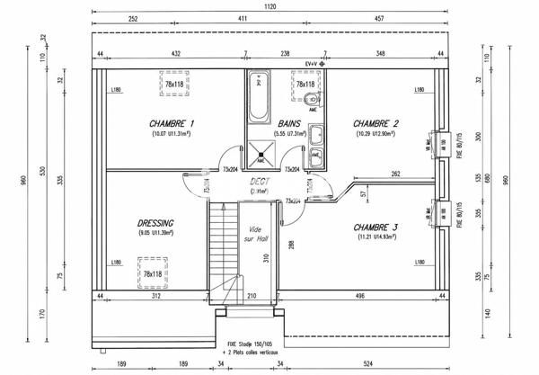 Maison
         5 pièces
        - 115 m² 365 000 € *
