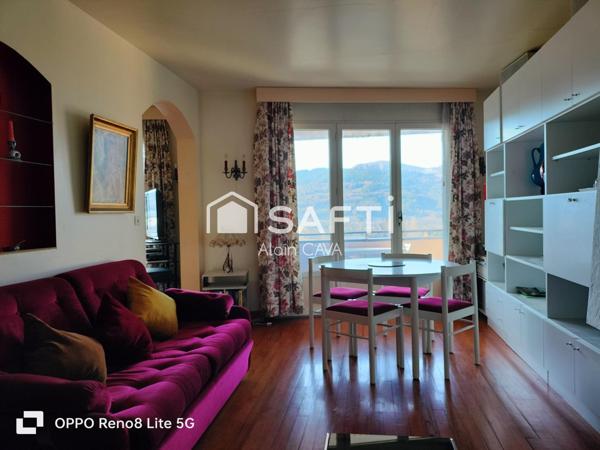 Appartement de 43m² avec 2 terrasses, vue vallée