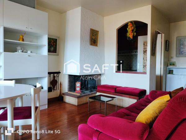 Appartement de 43m² avec 2 terrasses, vue vallée