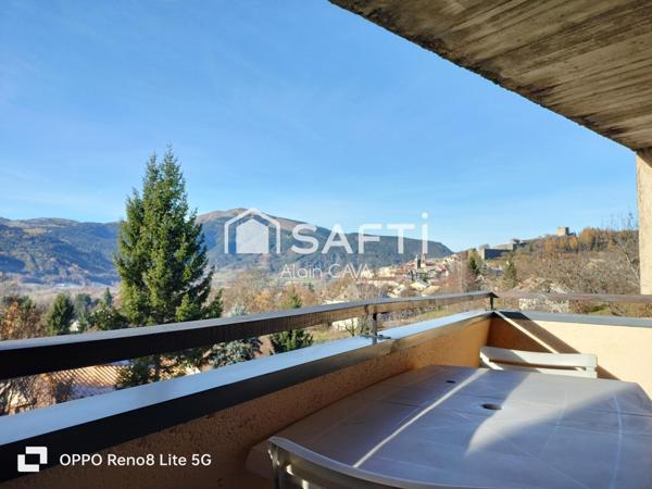 Appartement de 43m² avec 2 terrasses, vue vallée