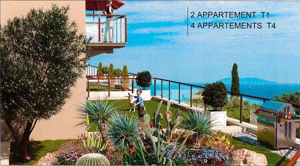 À Vendre en VEFA à SISCO : Appartement T4 de 74m2 avec Terrasse et Jardin - Vue Mer