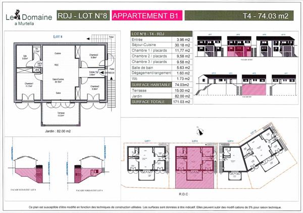 À Vendre en VEFA à SISCO : Appartement T4 de 74m2 avec Terrasse et Jardin - Vue Mer