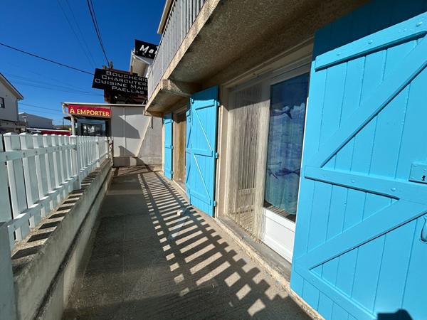 À louer - T1 bis meublé avec terrasse - Gruissan, secteur des Chalets