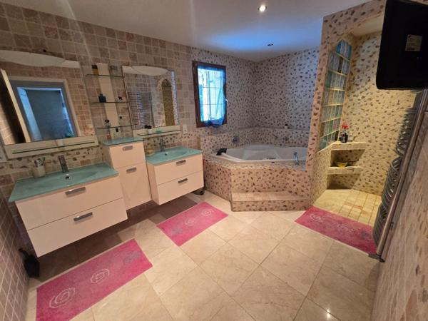 Grande maison avec piscine et vue montagne