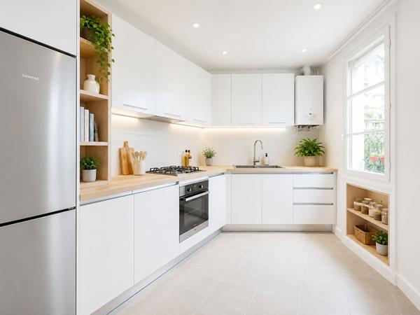 Paris 18e : 3P, 65 m² , Charme ancien, Lumineux