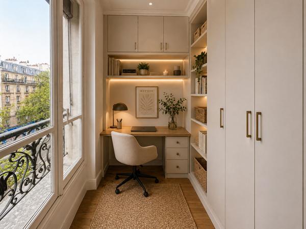 Paris 18e : 3P, 65 m² , Charme ancien, Lumineux