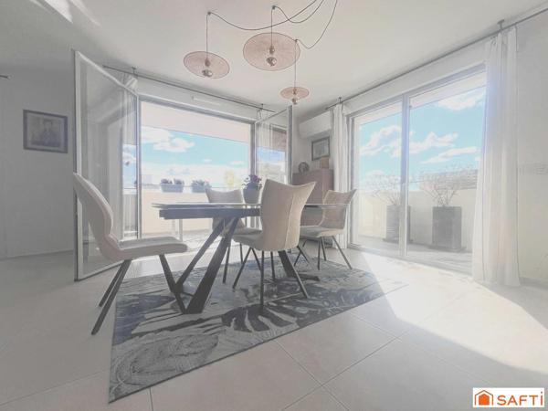 Superbe duplex T4/5 contemporain – 109m² – Dernier étage – Proximité Allées Provençales
