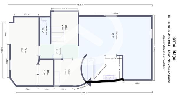 Immeuble 7 pièces 180 m2