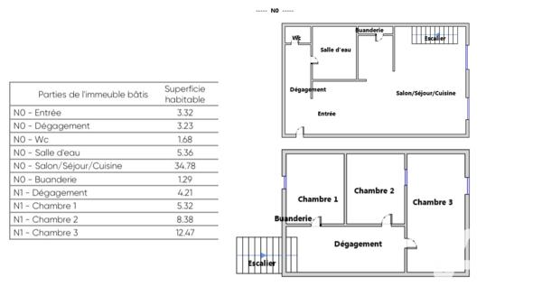 Appartement à vendre 4 pièces 80 m² Bordeaux