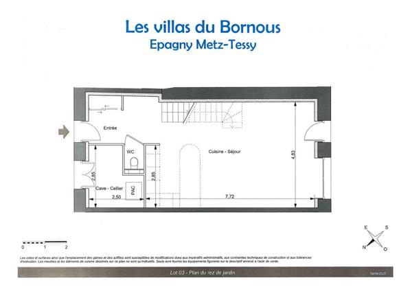 À vendre duplex en rdj, plateau brut viabilisé dans une ferme à Metz-Tessy