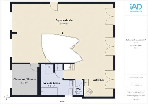 Maison à vendre 6 pièces 144,61 m² Liverdun