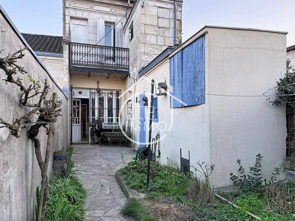 Libourne : charmante échoppe en pierres