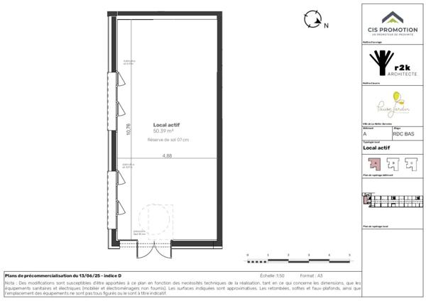 Bureau à vendre à Motte-Servolex (73290)
