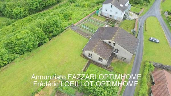 À VENDRE en exclusivité, proche de la Belgique et du Luxembourg, une maison individuelle à terminer sur grand sous-sol avec terrain de 1863 m², Vue panoramique sur la verdure !