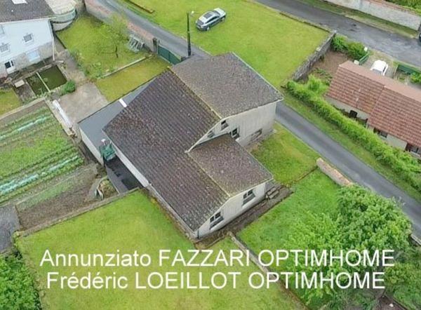 À VENDRE en exclusivité, proche de la Belgique et du Luxembourg, une maison individuelle à terminer sur grand sous-sol avec terrain de 1863 m², Vue panoramique sur la verdure !