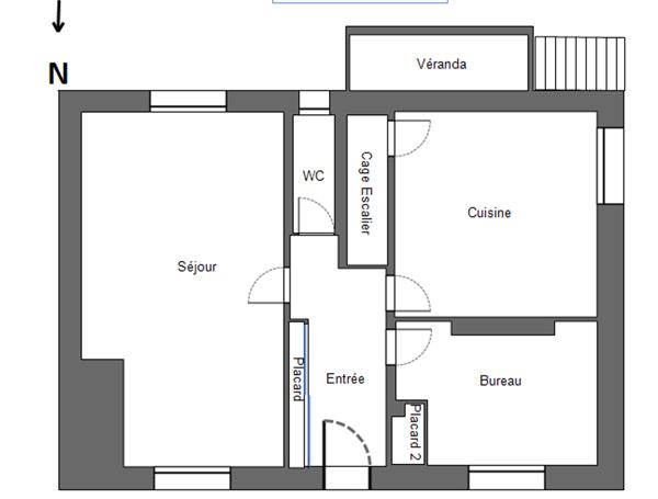 29520 Châteauneuf du Faou maison rénovée 5 chambres sous sol complet