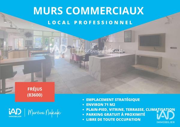 Boutique/Local commercial à vendre 71 m² Fréjus