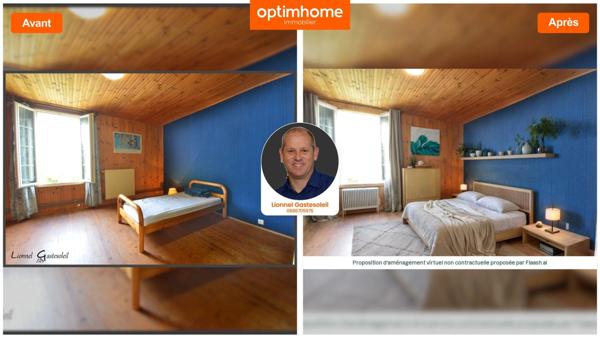 Maison à vendre Longère en Pierre de Caractère sur la commune de PINEUILH (33)