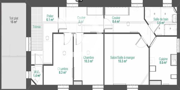 Maison Meulan En Yvelines 160 m², 3 chambres