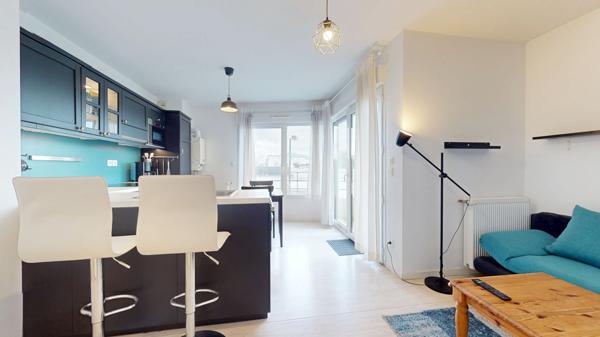 Tours (37100) Appartement T2 au deuxième étage