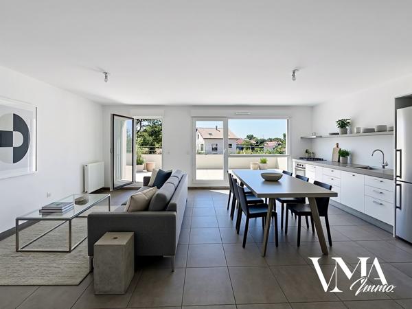 La Tour-de-Salvagny centre– Appartement T4 de 80 m² avec terrasse et stationnements Détails des diagnostics énergétiques