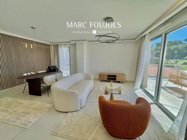 Cannet- appartement neuf vue mer panoramique 4 ch avec terrasses et 3 parkings fermés