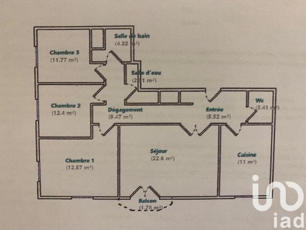 Appartement à vendre 4 pièces 95 m² Lyon 6