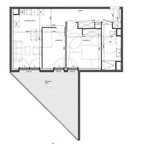Appartement (neuf) à vendre 3 pièces 59 m² Montpellier
