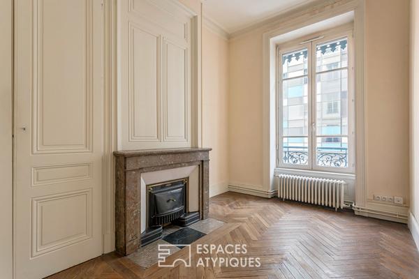 Appartement haussmannien bord du Rhône