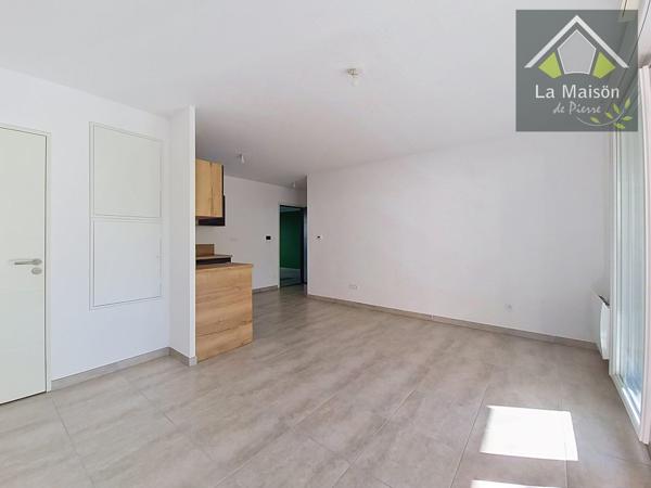 Appartement type 2, d'env.48m2, très grande terrasse, proximité immédiate du centre ville,