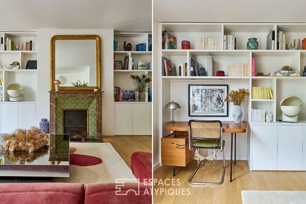 Duplex traversant avec balcon dans ancien hôtel particulier – Place du Maréchal Juin