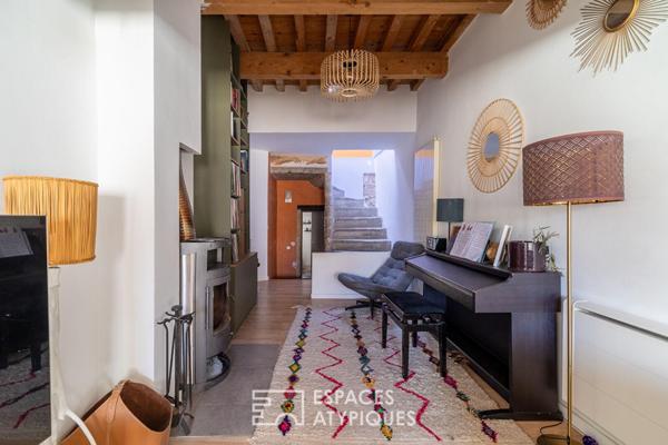 Maison de village rénovée avec cachet à Celleneuve