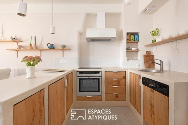 Maison de ville clé en main avec jardin secret