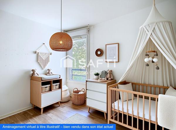 COLOMBES – PROCHE HYPER CENTRE – 4 PIÈCES AVEC BALCON ET PARKING