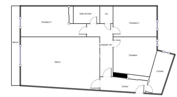 COLOMBES – PROCHE HYPER CENTRE – 4 PIÈCES AVEC BALCON ET PARKING