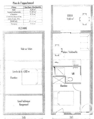 Appartement à vendre 3 pièces 43,5 m² Linguizzetta